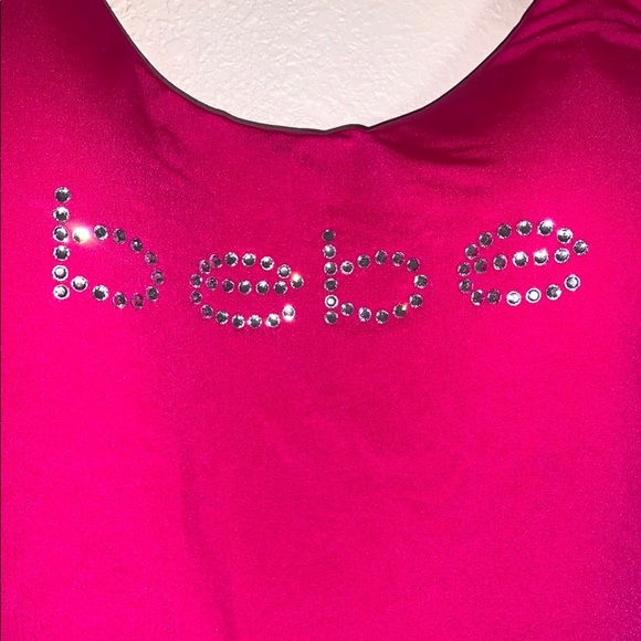 Bebe Fuchsia One-Piece Swimsuit - Picture 5 of 8